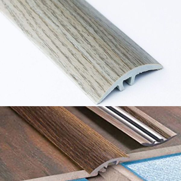 40mm Wide Wood Effect Door Edging Floor Trim Threshold Self-Adhesive